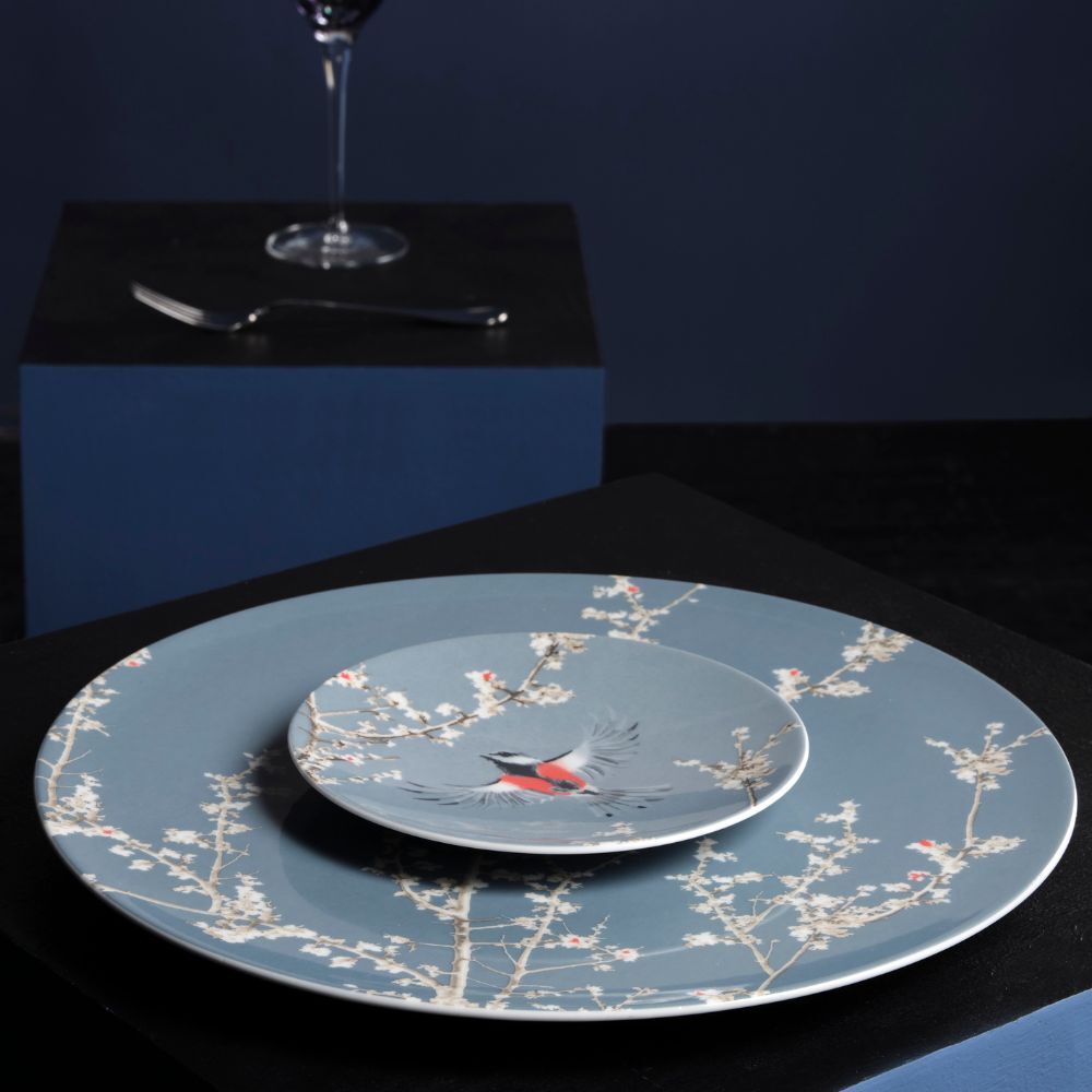 Set of 4 Bread Plate Sakura - Wallpaper (CA0001042) #1001