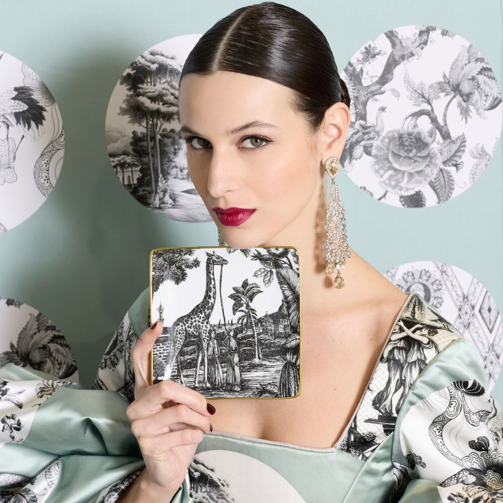 Set of 2 Place Card Sunset Safari - Souvenir de Voyage (SG1000203) #1002