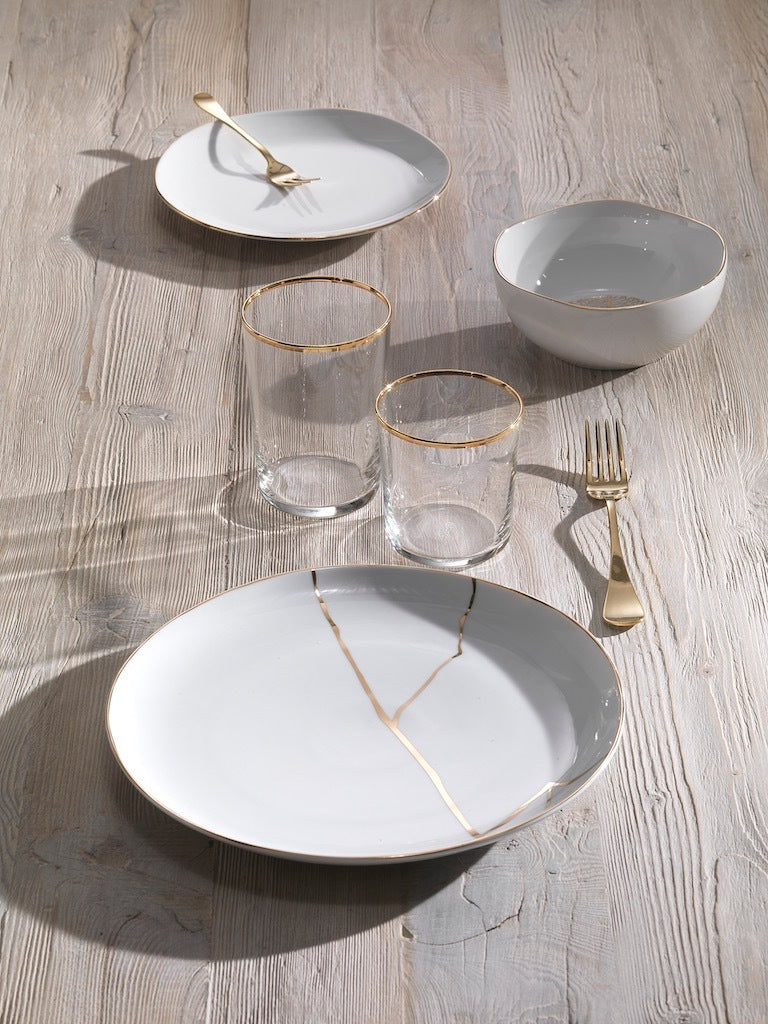 Serving Plate Break - Onix White (700723655) #1003