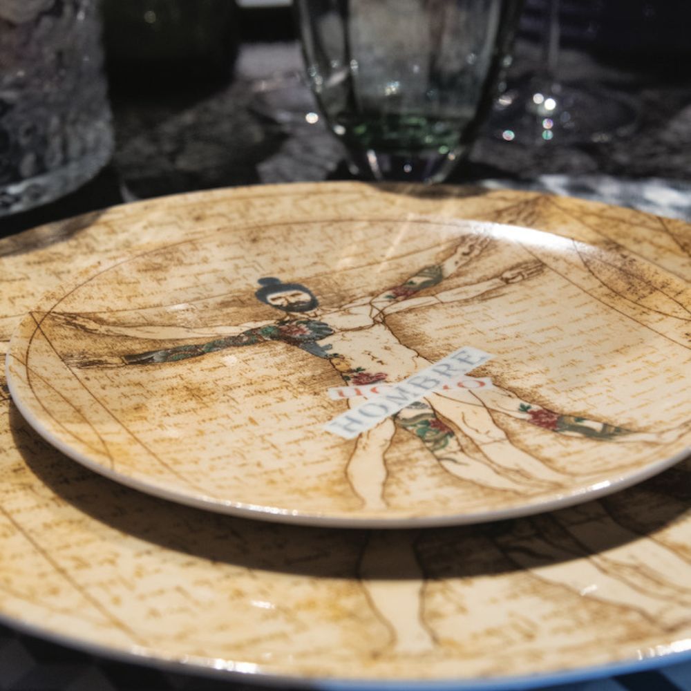 Set of 4 Bread Plate Hombre - Wallpaper (CA0001032) #1003