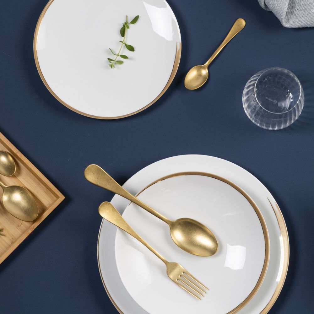 Dinner Plate Shiro - Vintage Gold (700732200) #5