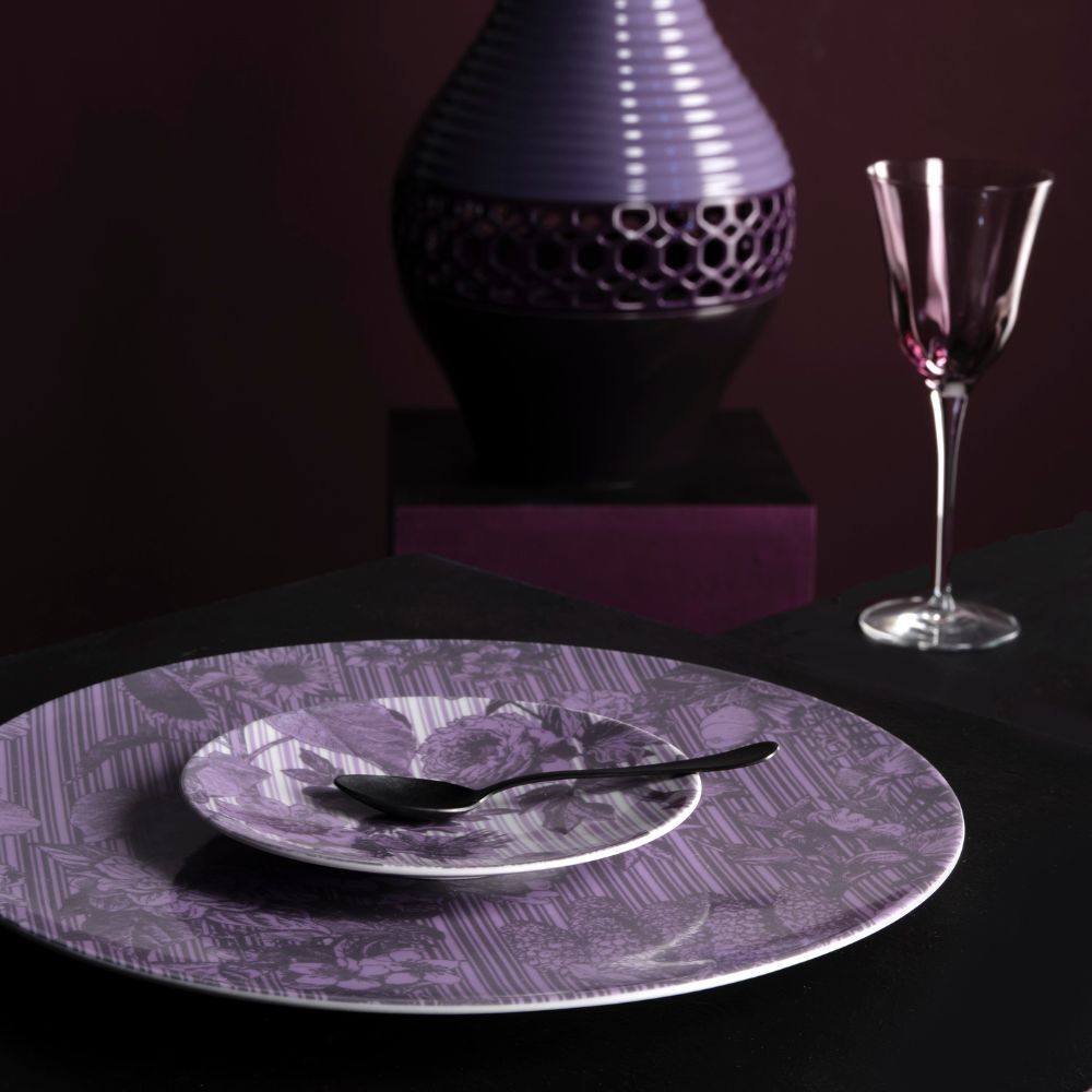Set of 4 Dinner Plate Floris - Wallpaper (CA0001011) #1004