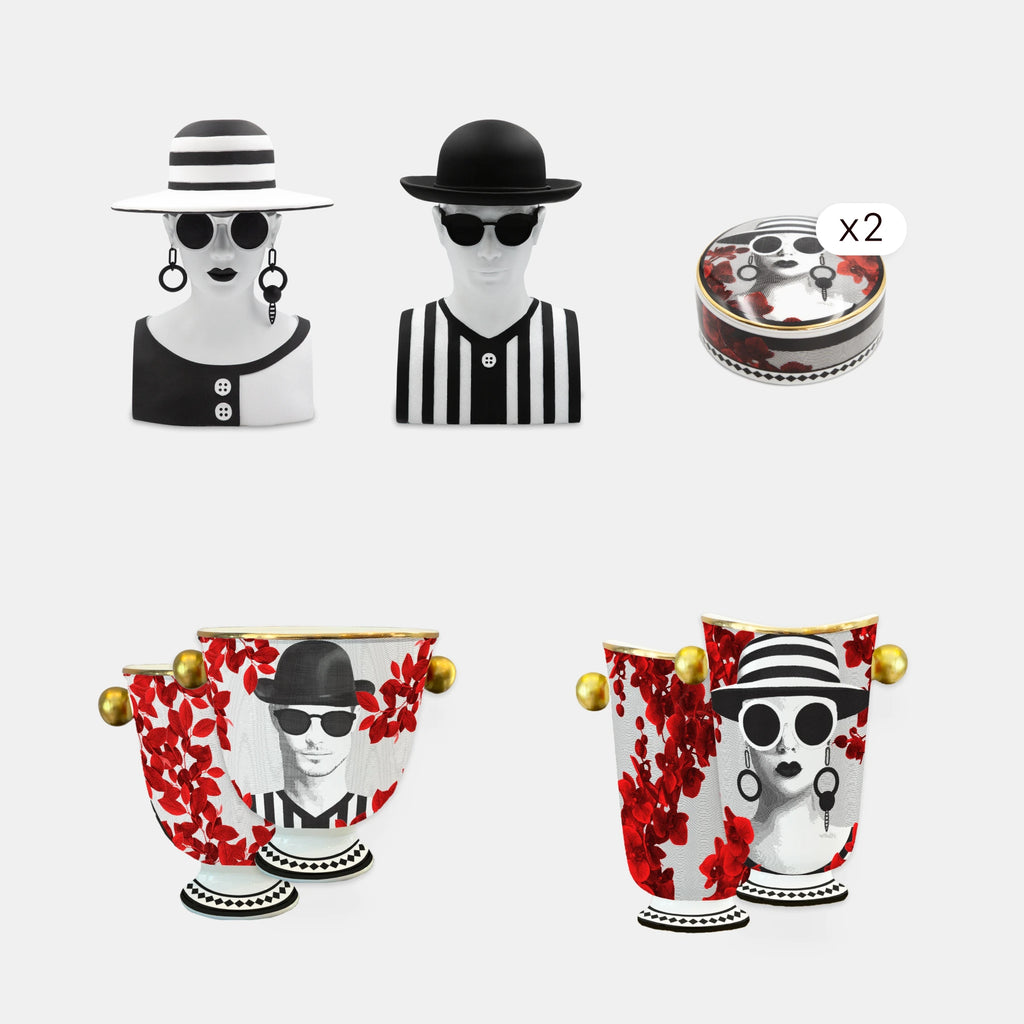 32 Pieces Table & Décor Set for 6 — Gli Inseparabili