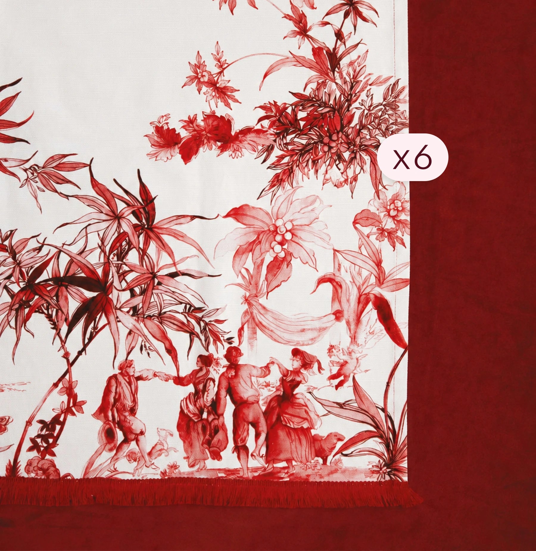 106 Pieces Dinner, Tea, Table & Décor Set for 12 — Le Rouge