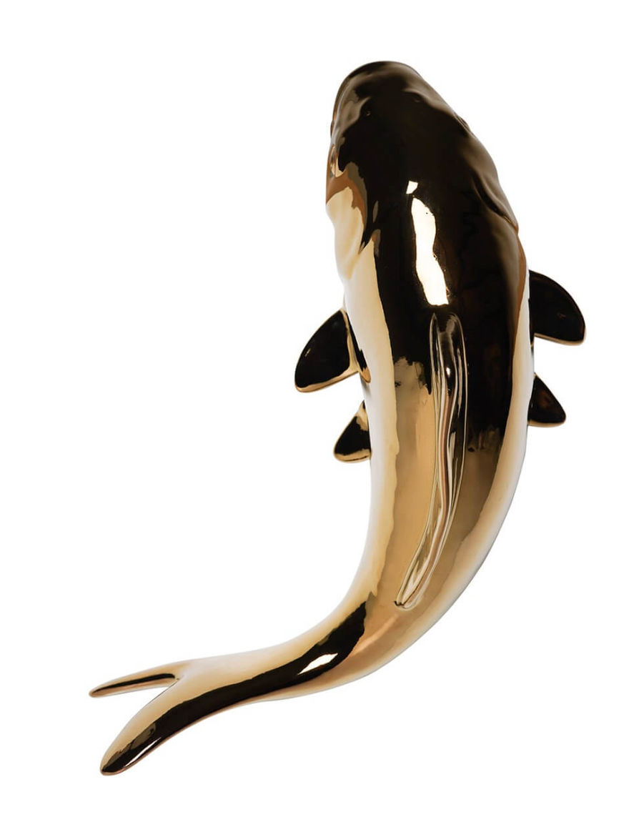 Golden Koi Carp — Wall Sculpture
